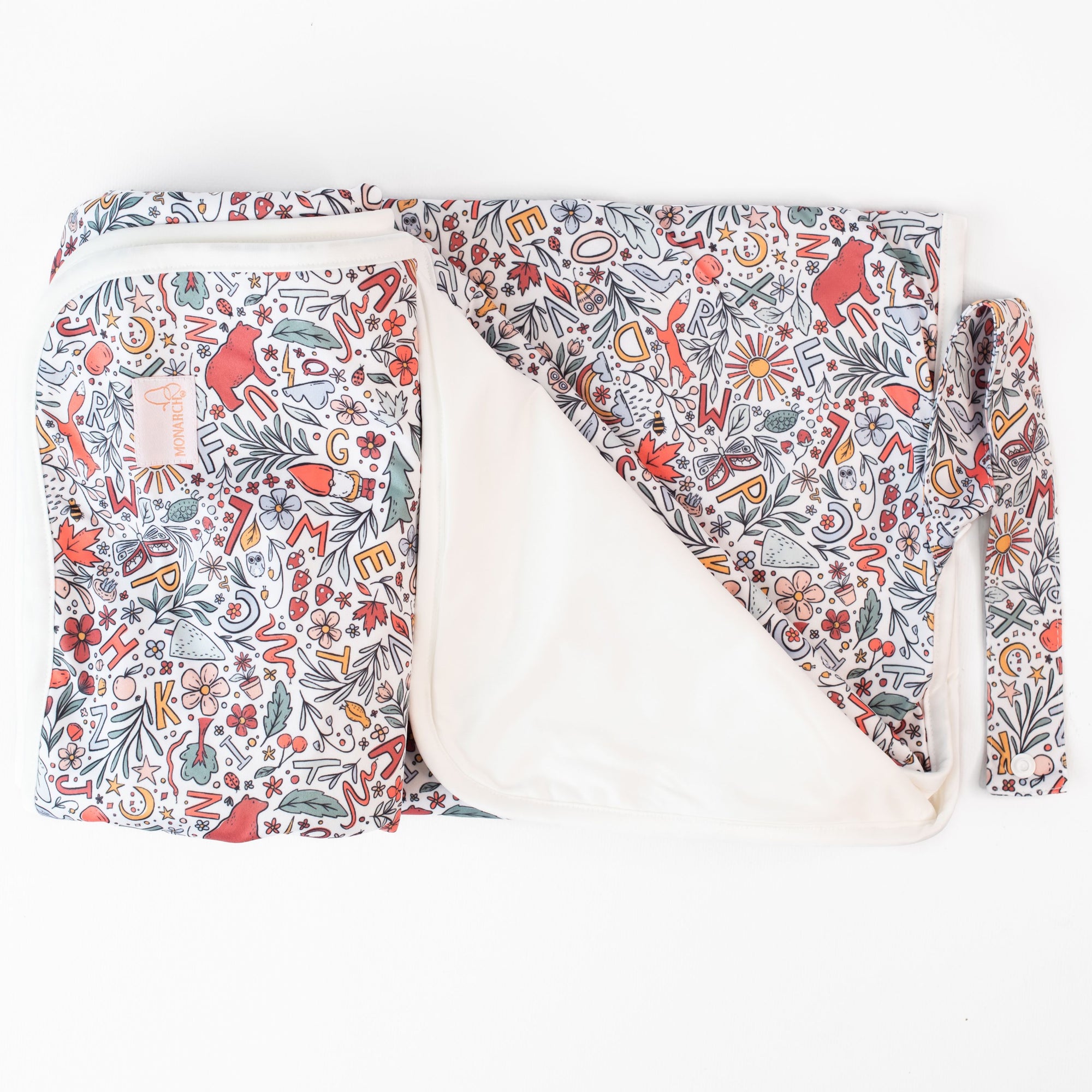 Wipe-Clean Change Mat | Woodland Alphabet