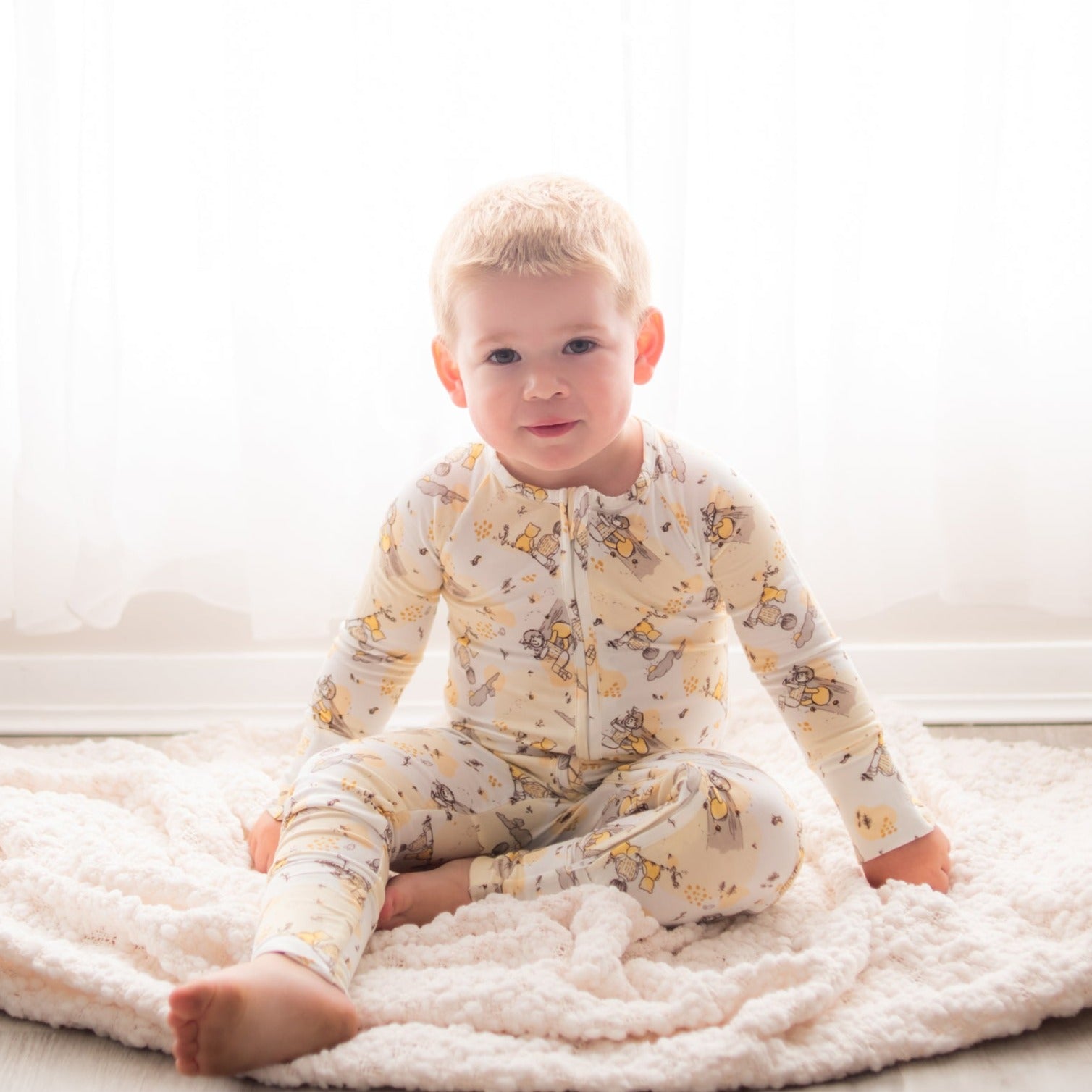 Bamboo Romper (Bootysuit) V3.0 | 100 Acre Woods (Long)