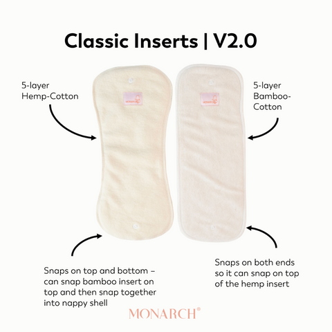 Classic Reusable Cloth Nappy Inserts