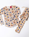Kids Bamboo Pyjamas - Feline Good (Sz 5-6)