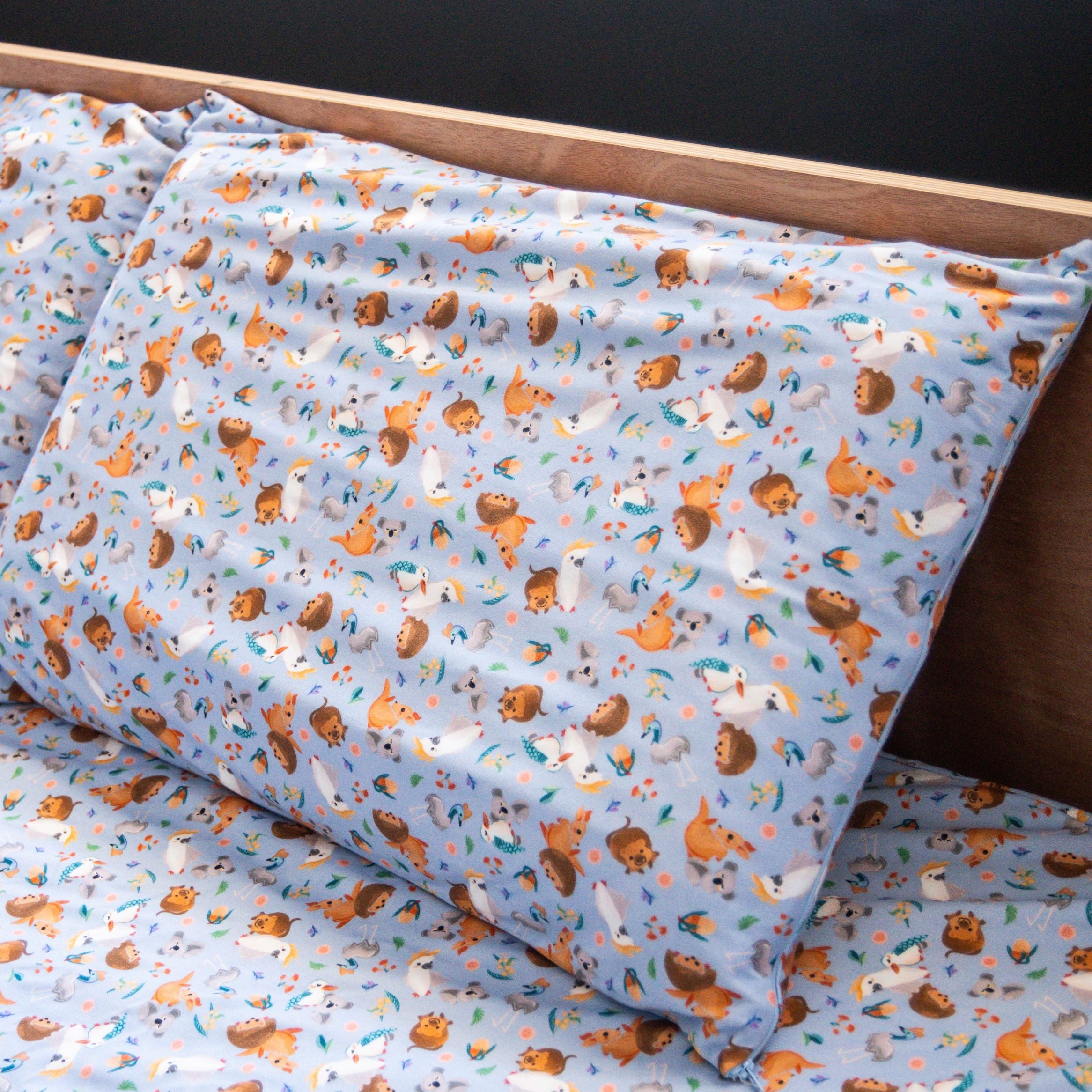 No-Leak Pillow Case | True Blue