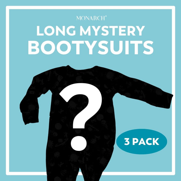 Bamboo Romper (Bootysuit) Bundle | Mystery Print - Long Sleeved