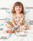 Kids Bamboo Pyjamas - Feline Good (Sz 5-6)