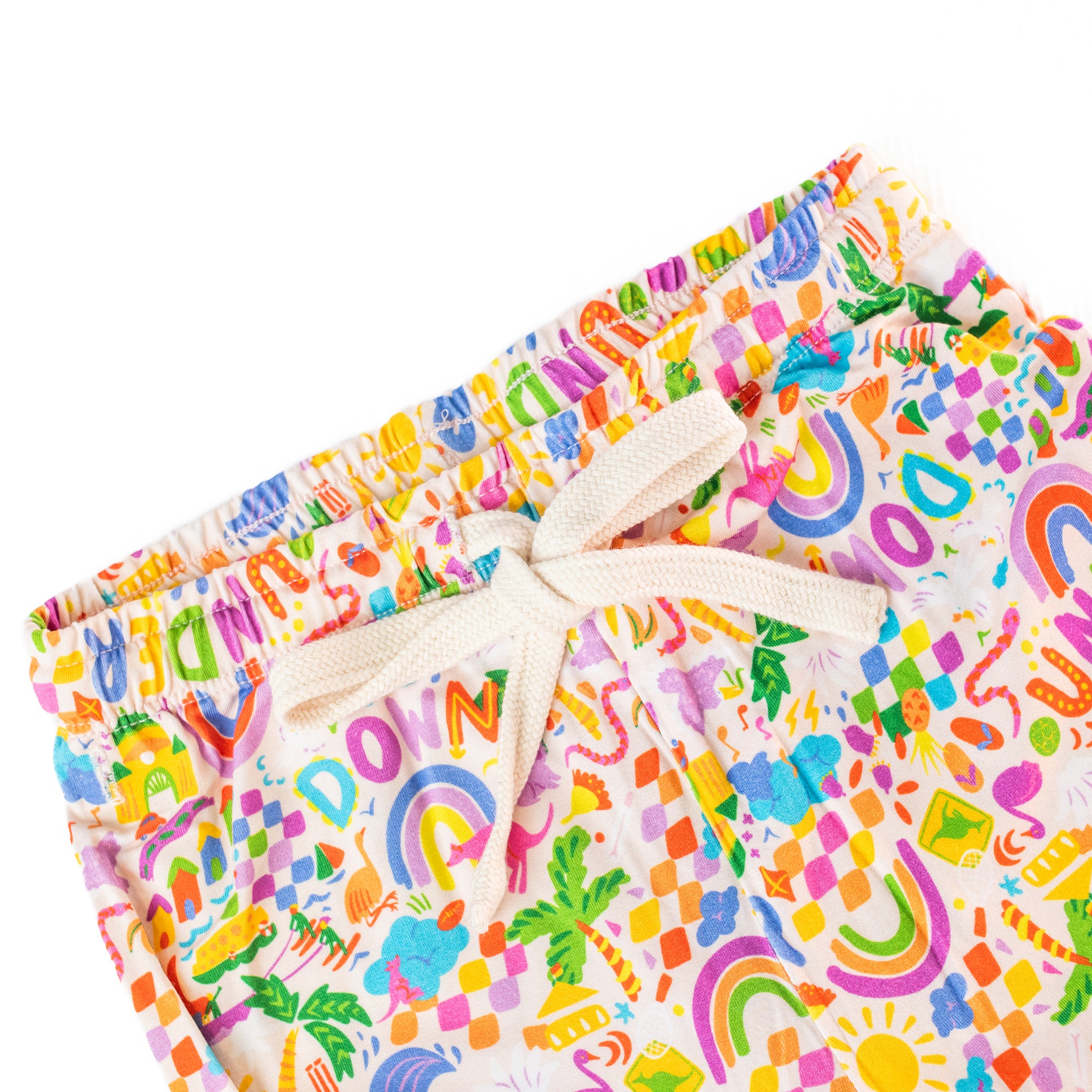 Kids Bamboo Pyjamas | Down Under (Cream)