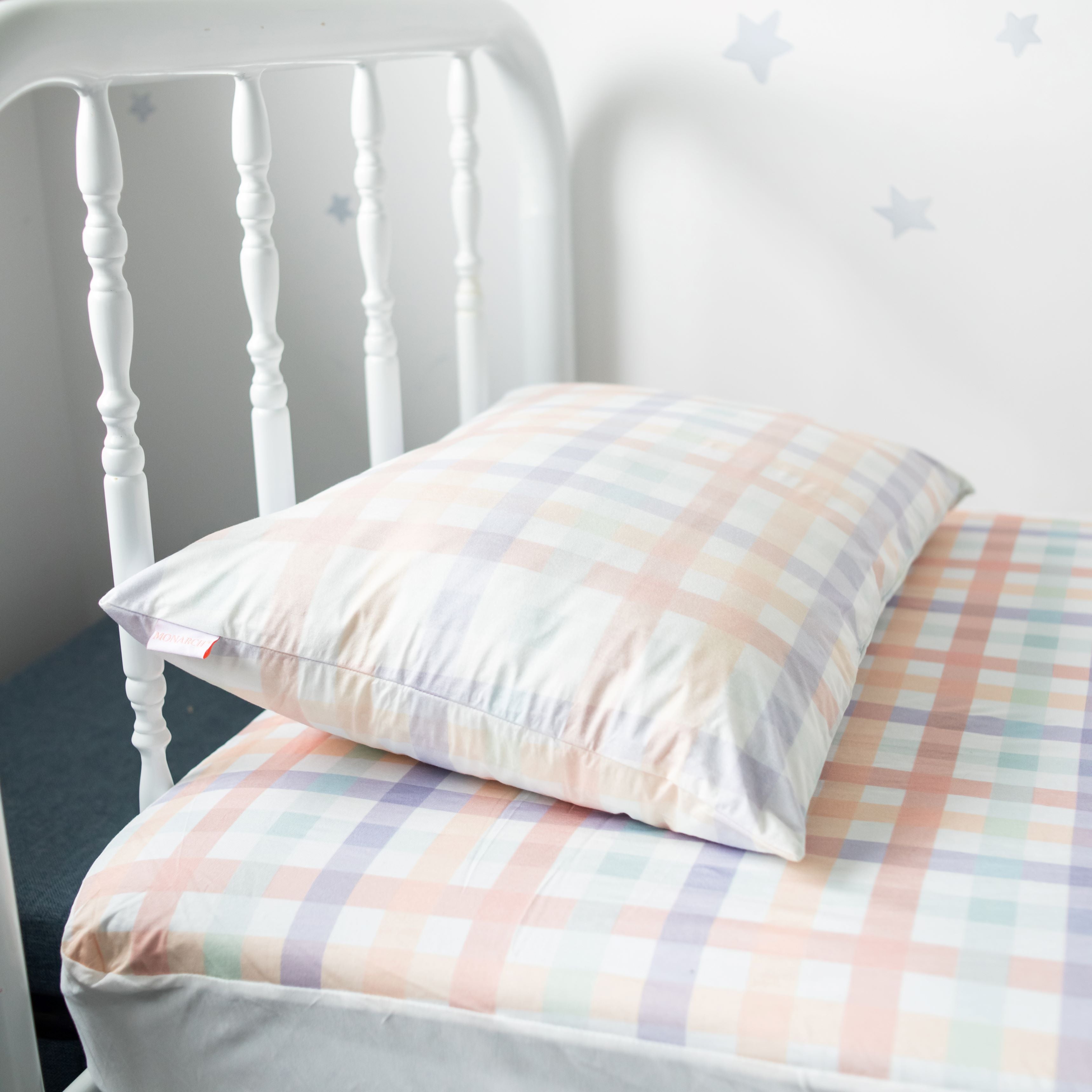 No-Leak Bamboo Pillow Case | Spring Gingham