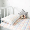 No-Leak Bamboo Fitted Sheet | Spring Gingham [Cot / Single / King]