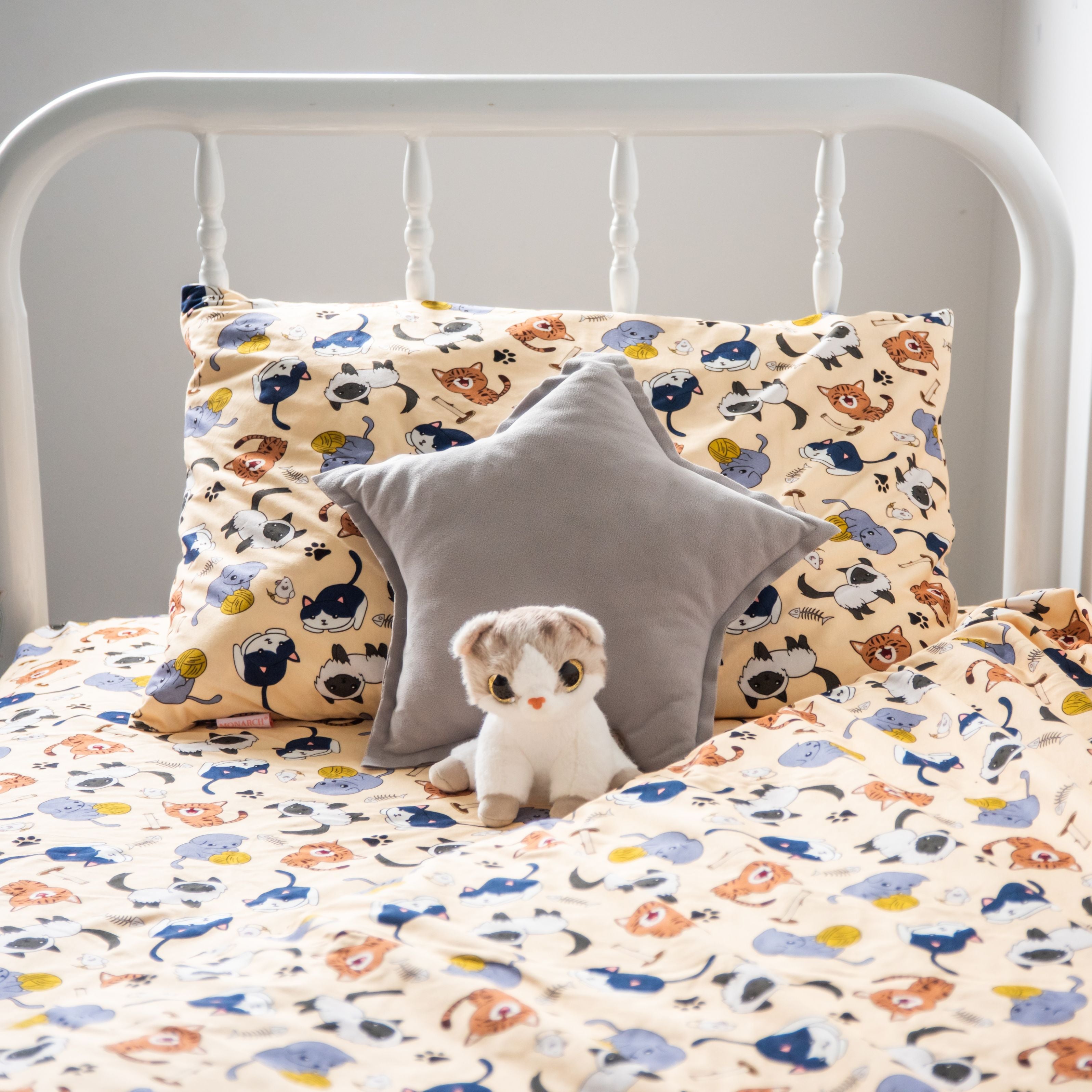 No-Leak Quilt Cover | Feline Good