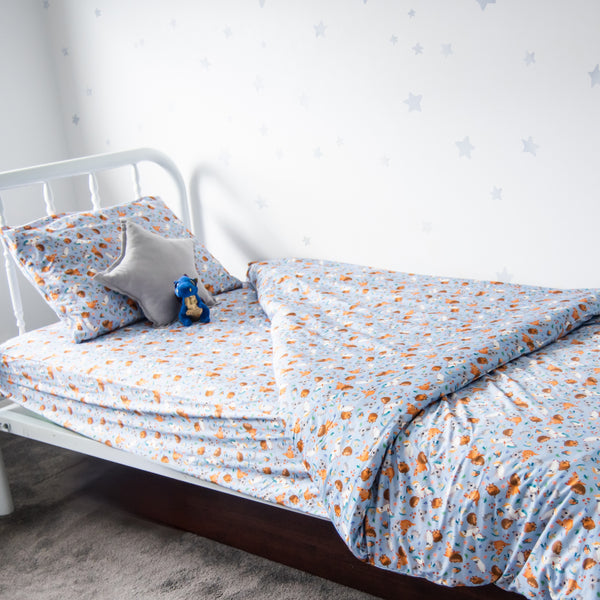 No-Leak Fitted Sheet | True Blue