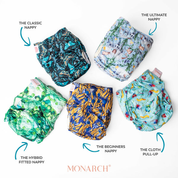 NEW All-Nappy Trial Bundle (50% Off) - Monarch