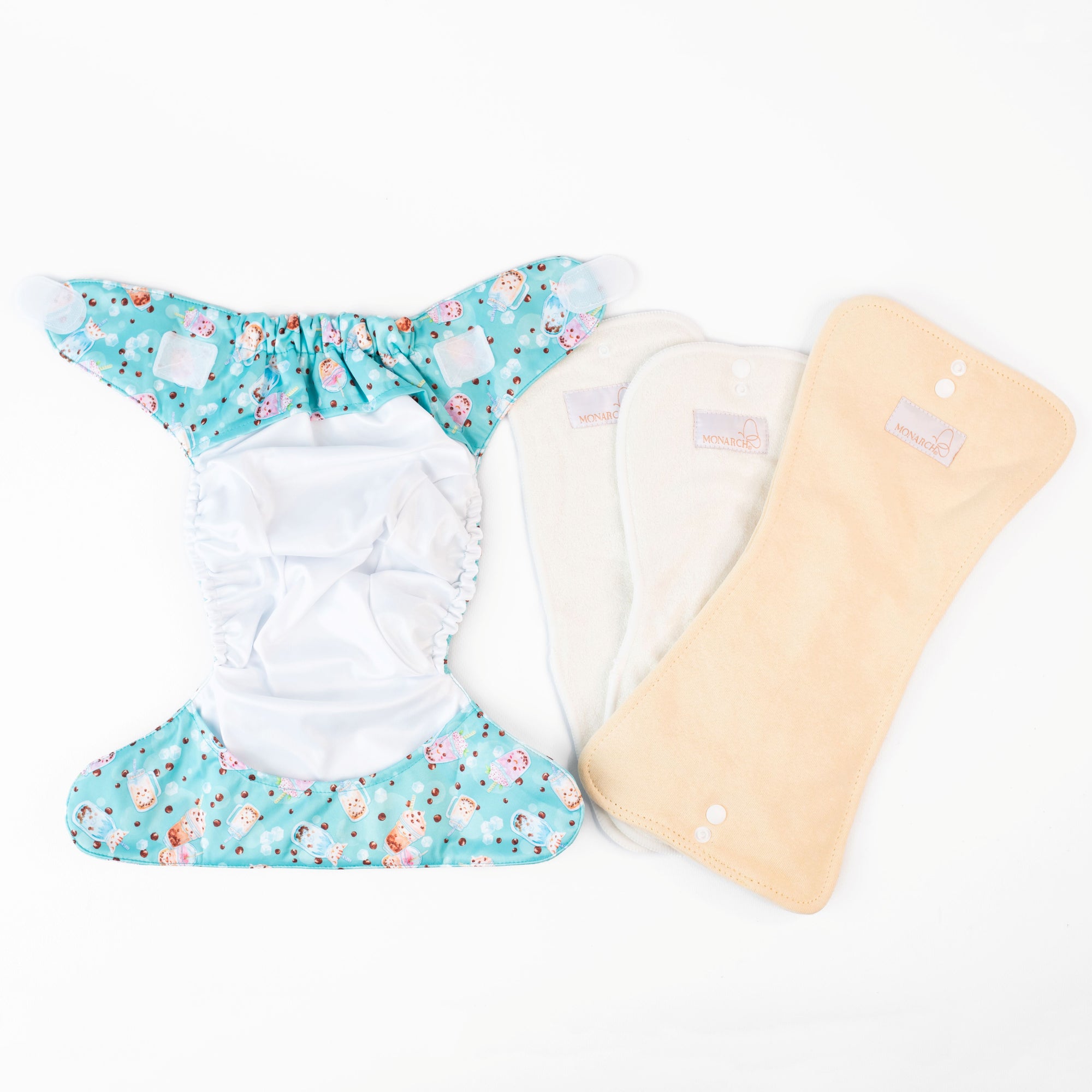 Ultimate Wipeable Cloth Nappy (Deluxe) | Bubba Tea(l)