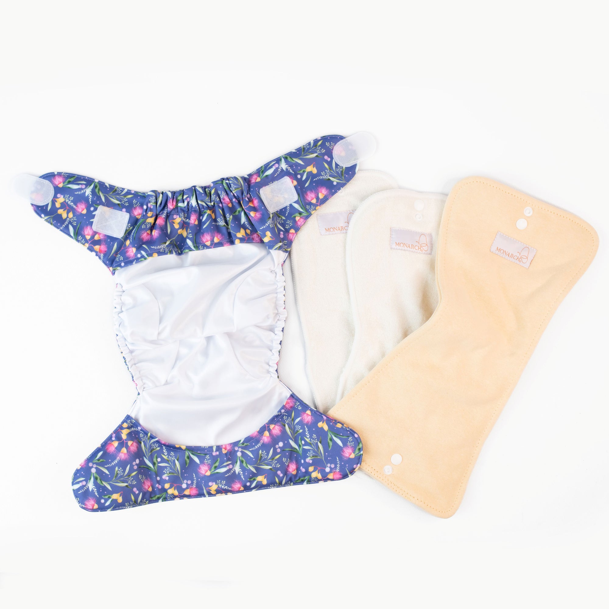 Ultimate Wipeable Cloth Nappy (Deluxe) | Purple Gumnuts