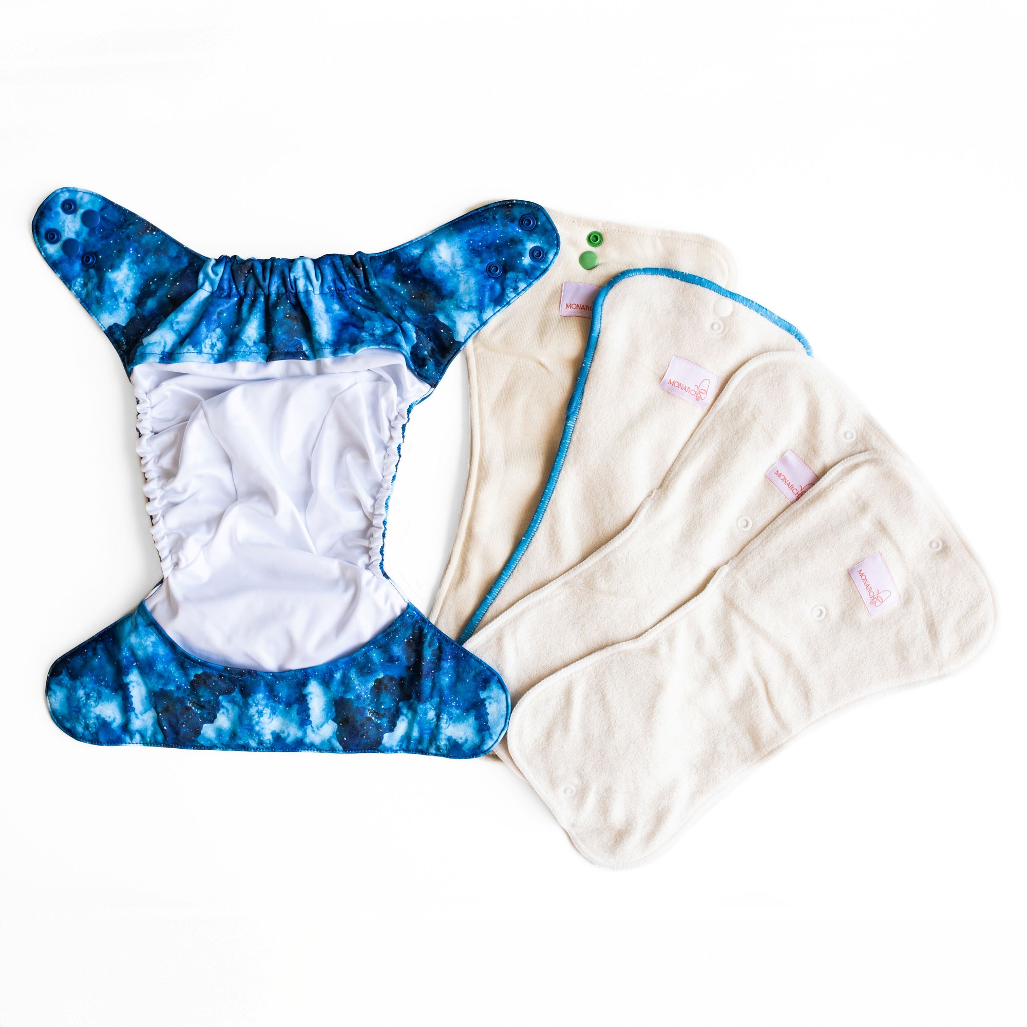 Ultimate Wipeable Cloth Nappy (Deluxe) | Butterfly Cluster