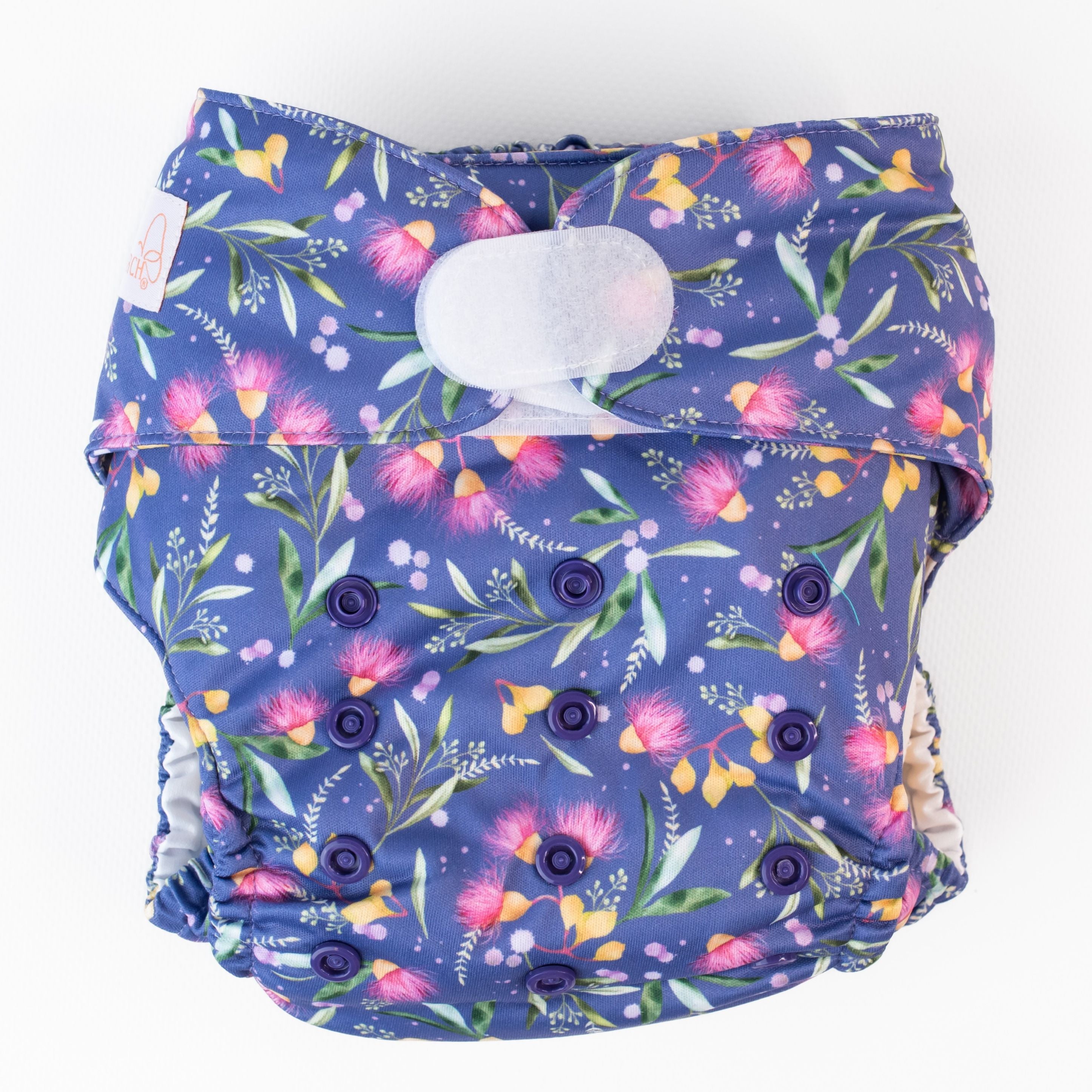 Ultimate Wipeable Cloth Nappy (Deluxe) | Purple Gumnuts – Monarch