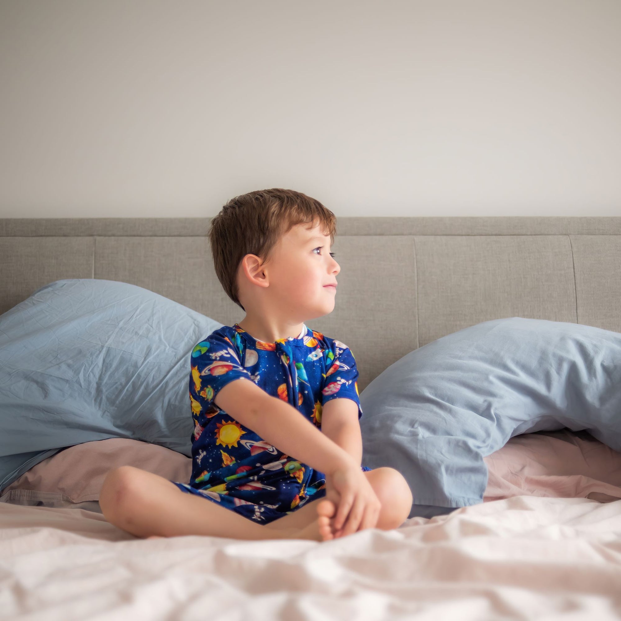 Bamboo Romper (Bootysuit) 3.0 | Blast Off - Long and Short Sleeved - Monarch