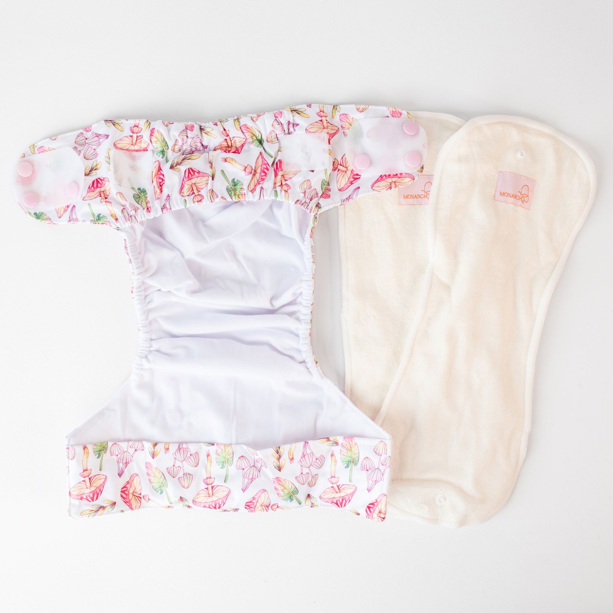 Beginners Nappy | Pink Turdstools - Monarch