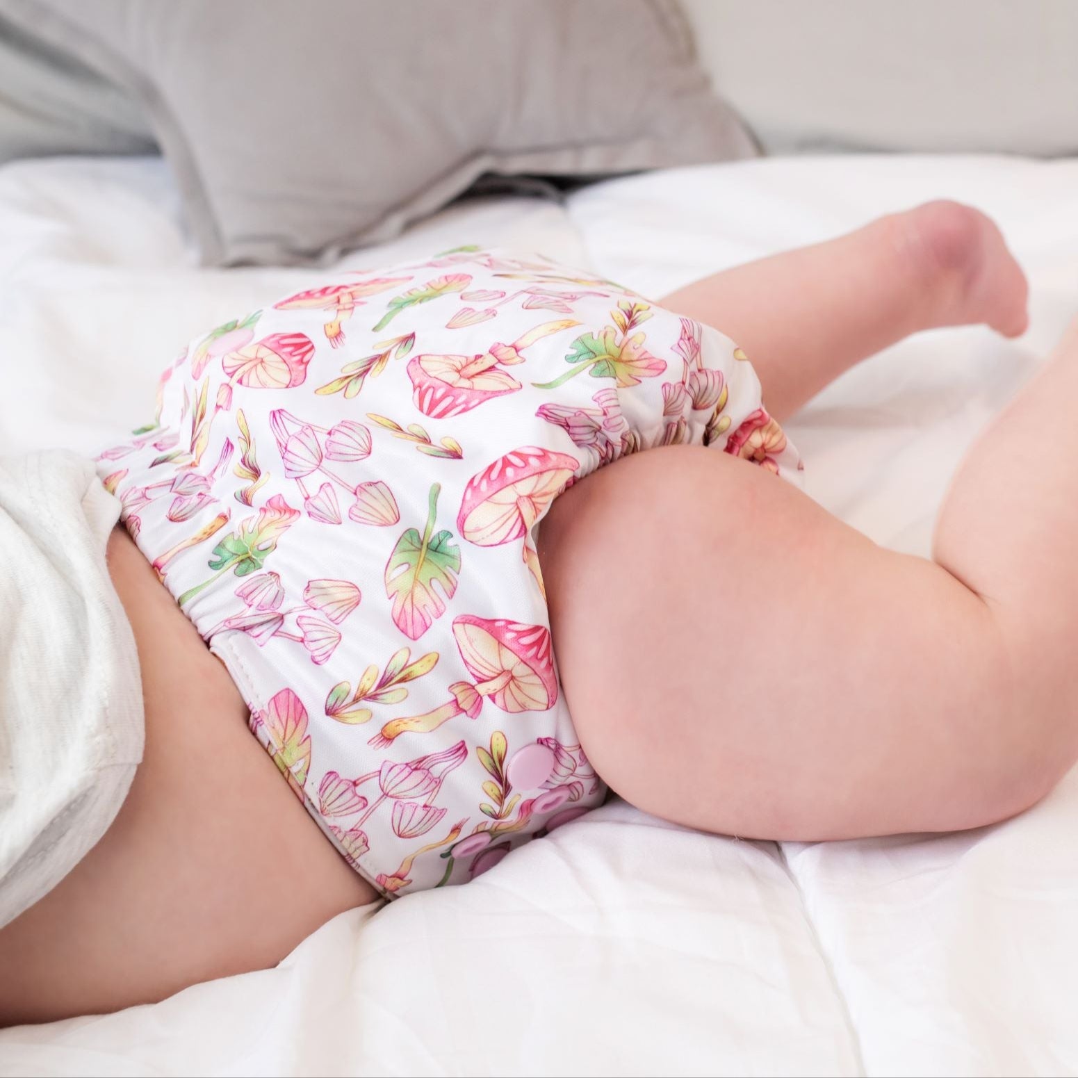 Beginners Nappy | Pink Turdstools - Monarch