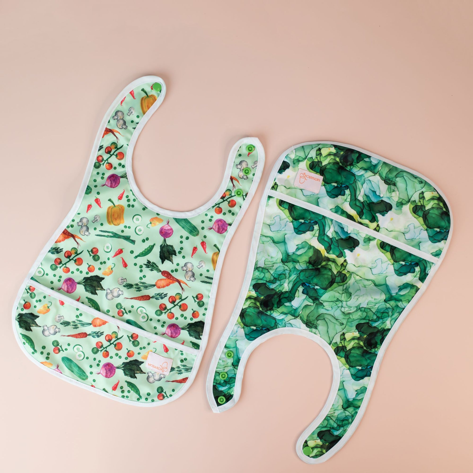 Reversible Bibs - Going Green Duo (Sublime & Home Grown) - Monarch