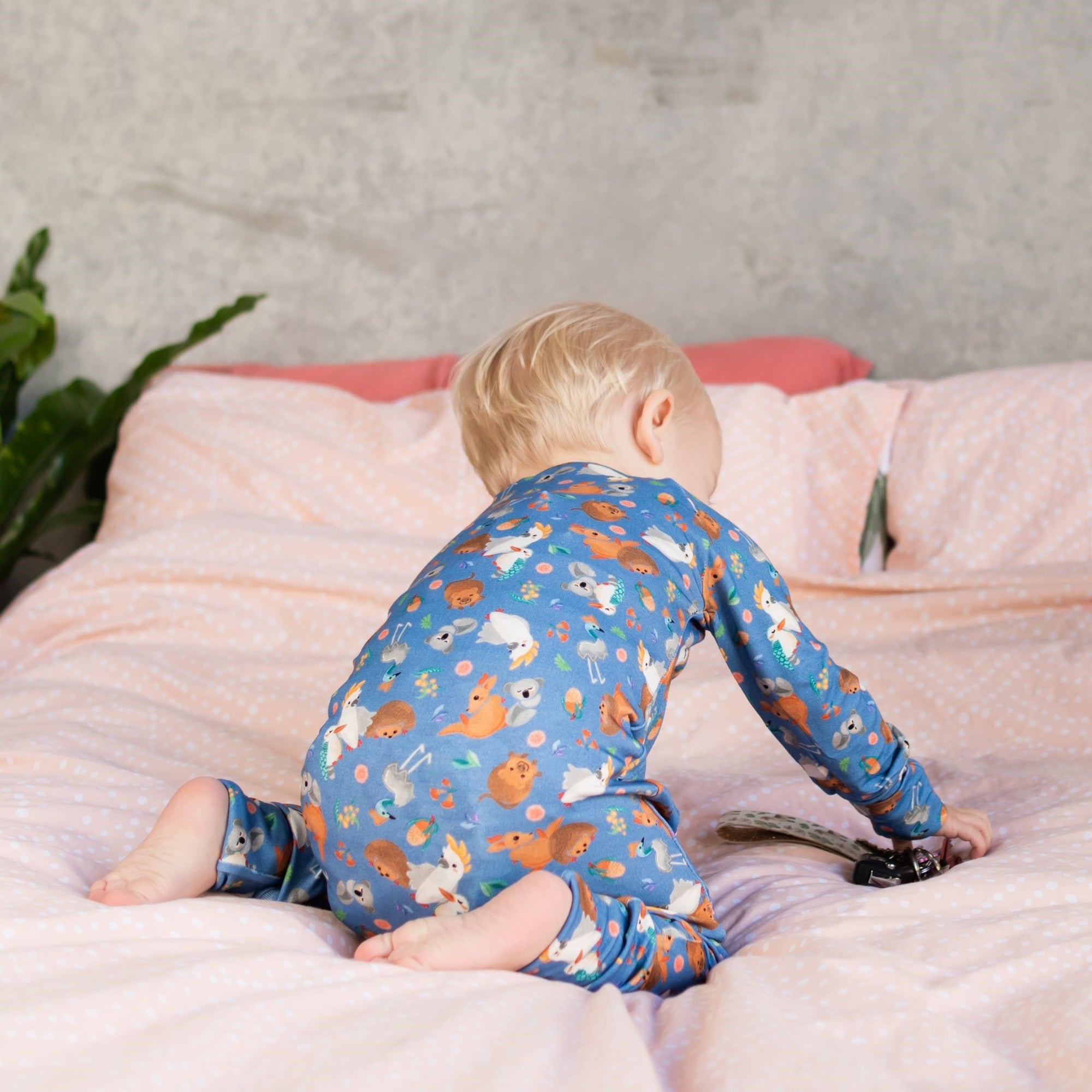 Bamboo Romper (Bootysuit) 3.0 | True Blue - Monarch