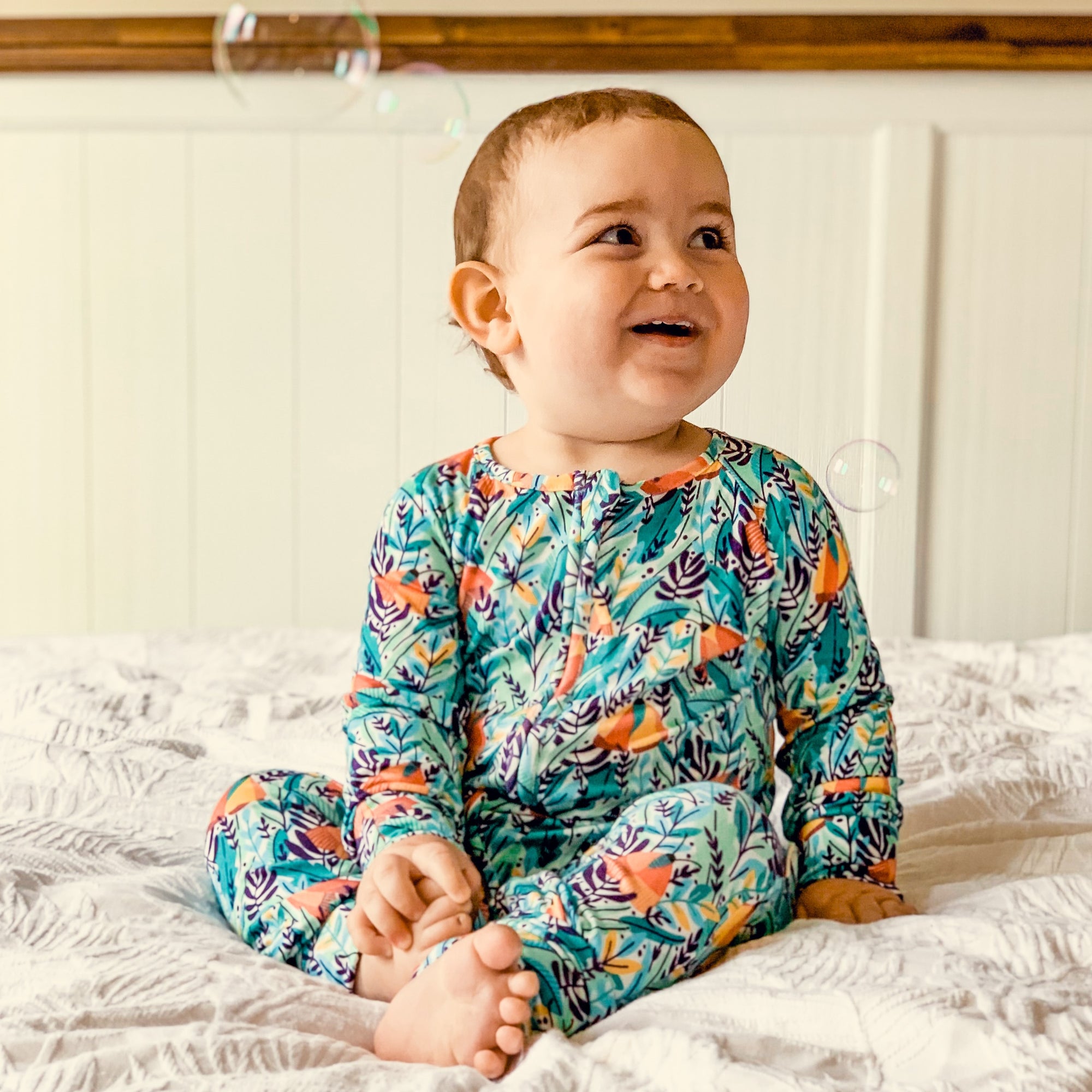 Bamboo Romper (Bootysuit) 3.0 | Holy Moth Balls! - Long and Short Sleeved - Monarch