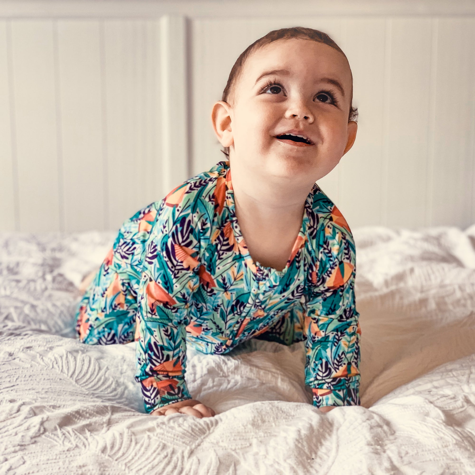 Bamboo Romper (Bootysuit) 3.0 | Holy Moth Balls! - Long and Short Sleeved - Monarch