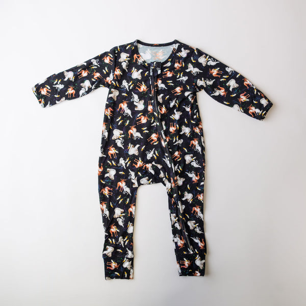 Bamboo Romper (Bootysuit) 1.0 | Disco Bears - Long and Short Sleeved - Monarch
