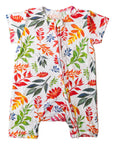 Bamboo Romper (Bootysuit) 1.0 I | Four Seasons - Short Sleeved - Monarch