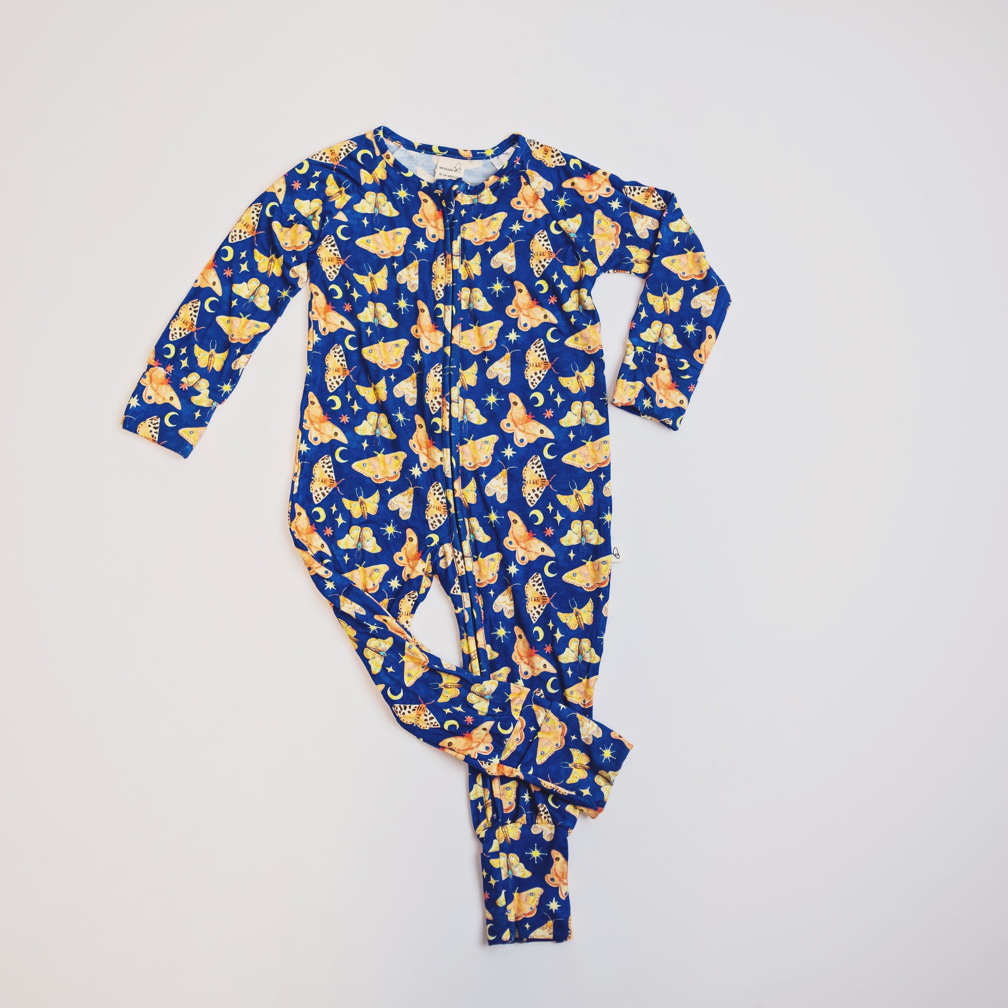 Bamboo Romper (Bootysuit) 2.0 | Nightlight - Long Sleeved - Monarch