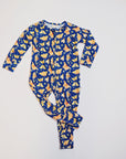 Bamboo Romper (Bootysuit) 2.0 | Nightlight - Long Sleeved - Monarch