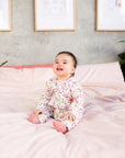Bamboo Romper (Bootysuit) 3.0 | Bubba Tea - Long and Short Sleeved - Monarch