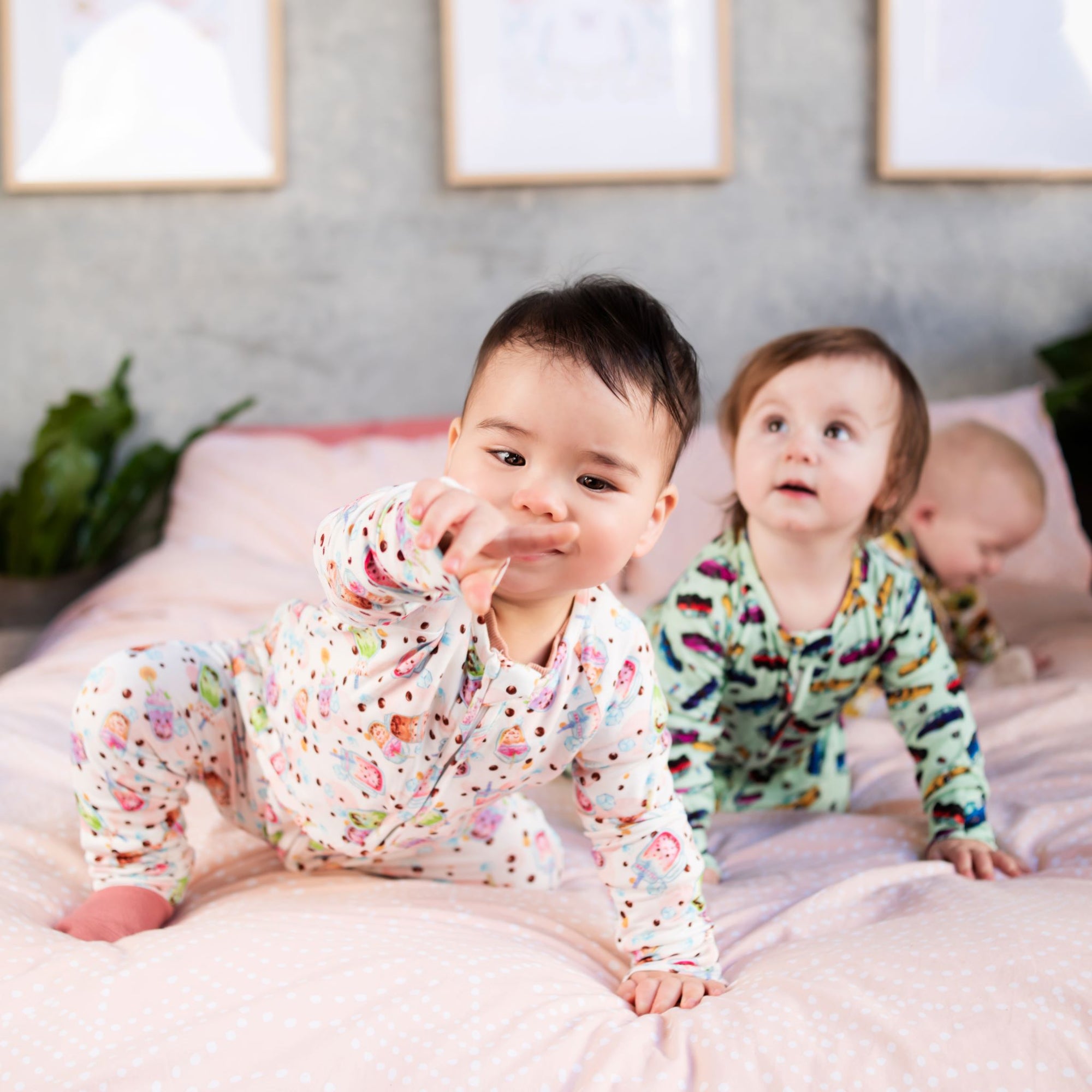 Bamboo Romper (Bootysuit) 3.0 | Bubba Tea - Long and Short Sleeved - Monarch