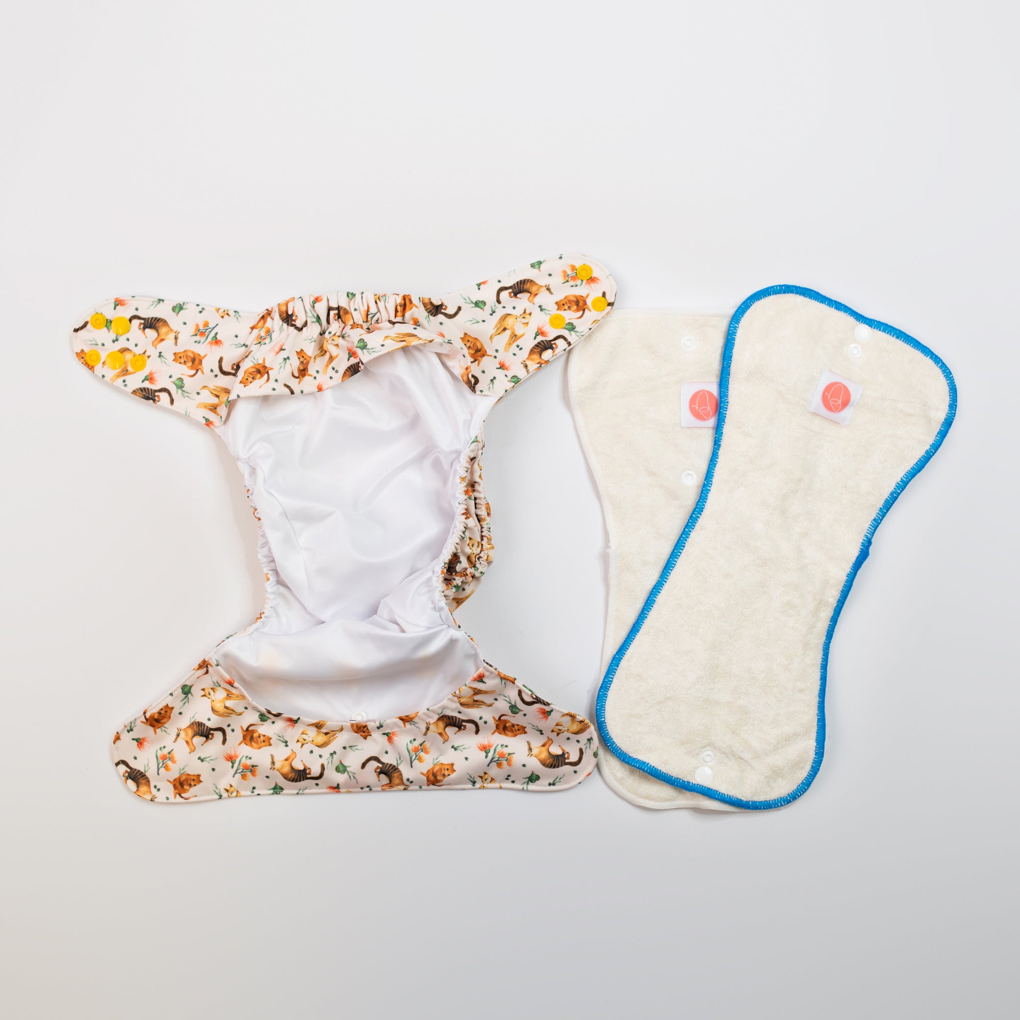Ultimate Wipeable Cloth Nappy | Bush Buddies (Nap Edition) - Monarch