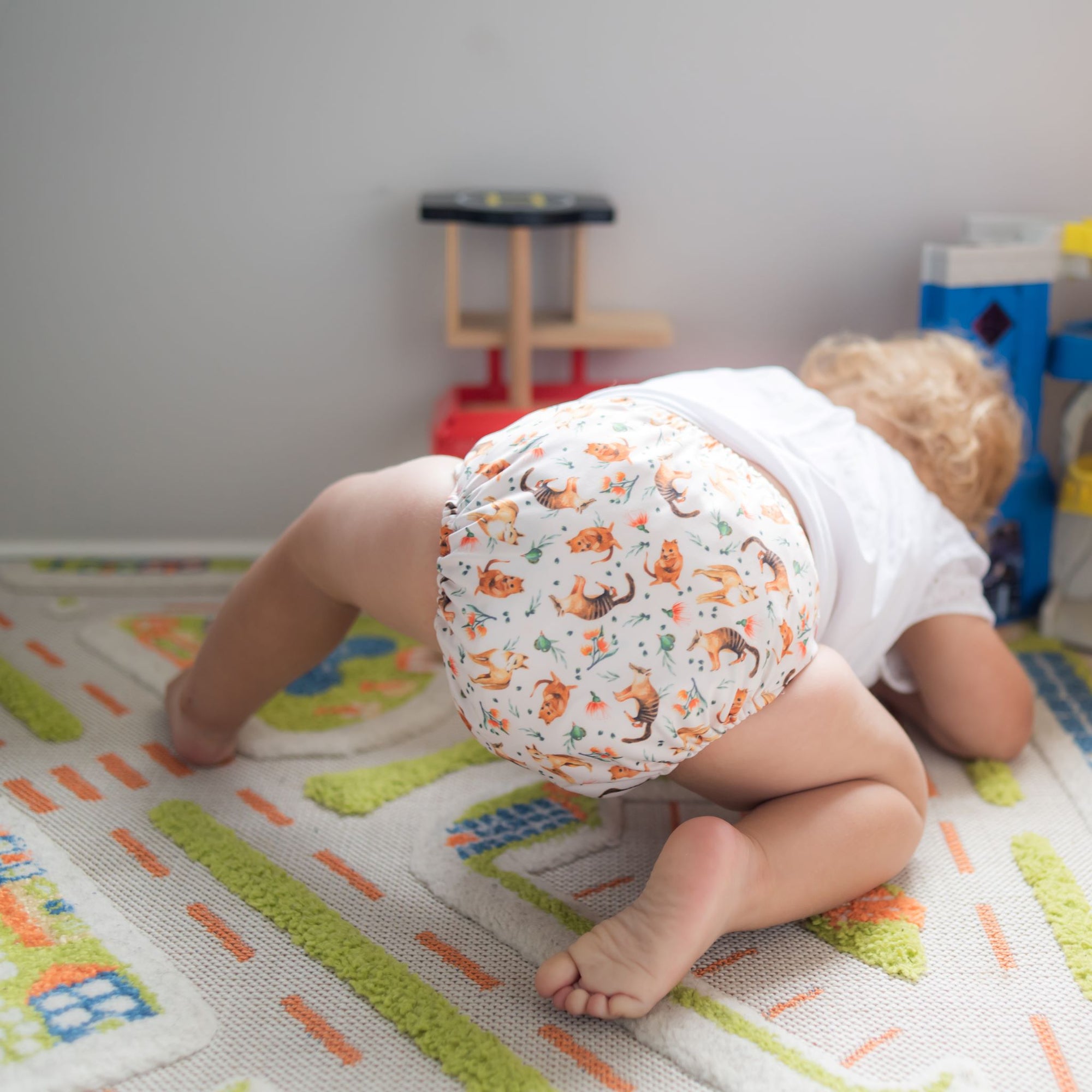 Ultimate Wipeable Cloth Nappy | Bush Buddies (Nap Edition) - Monarch