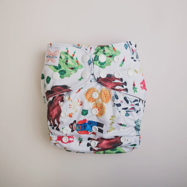 Classic Reusable Cloth Nappy 1.0 | Anything Grows - Monarch