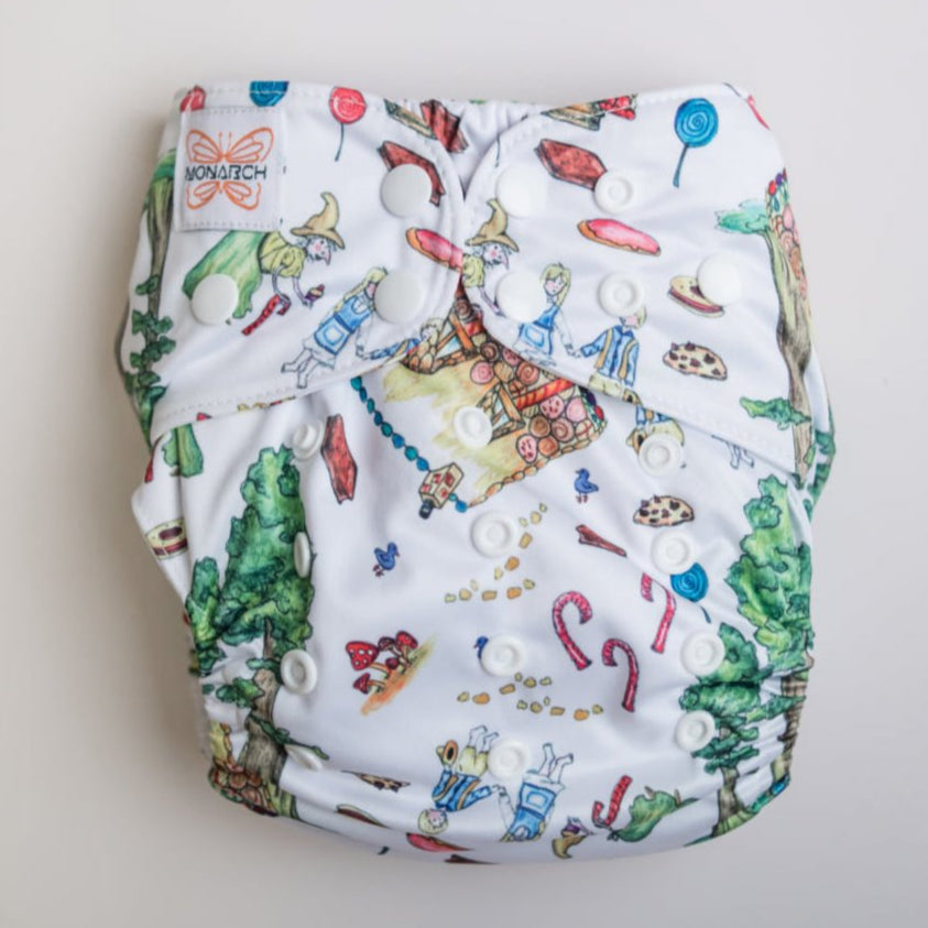 Classic Reusable Cloth Nappy 1.0 | Oh Crumbs! - Monarch