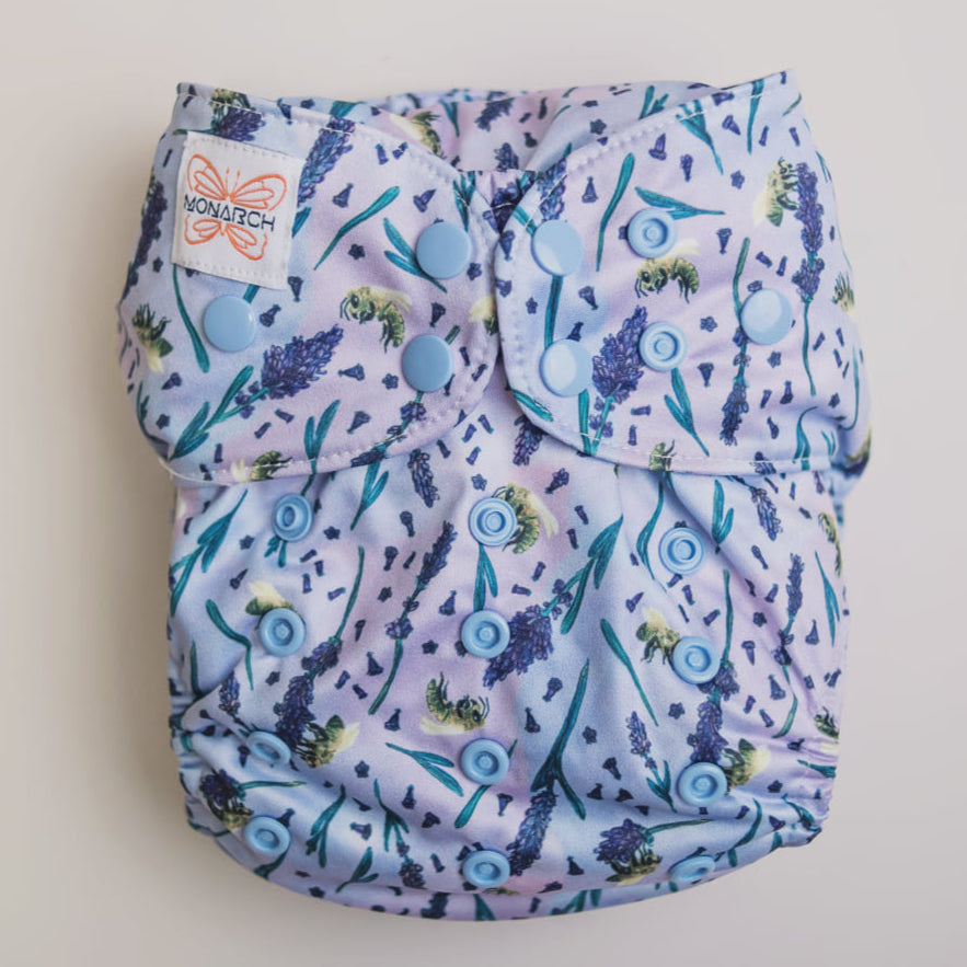 Classic Reusable Cloth Nappy 1.0 | Purple Reign - Monarch