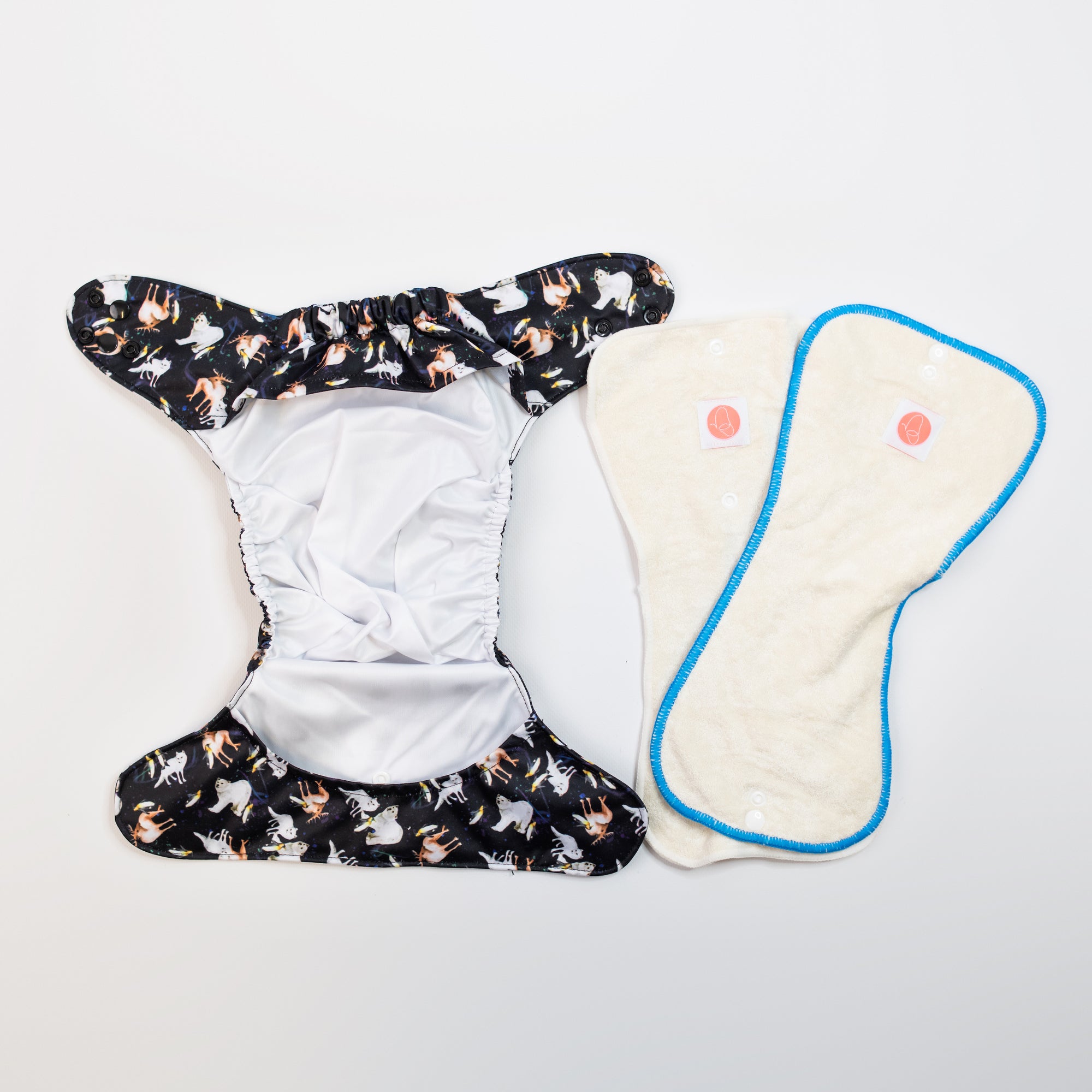 Ultimate Wipeable Cloth Nappy | Disco Bears (Nap Edition) - Monarch