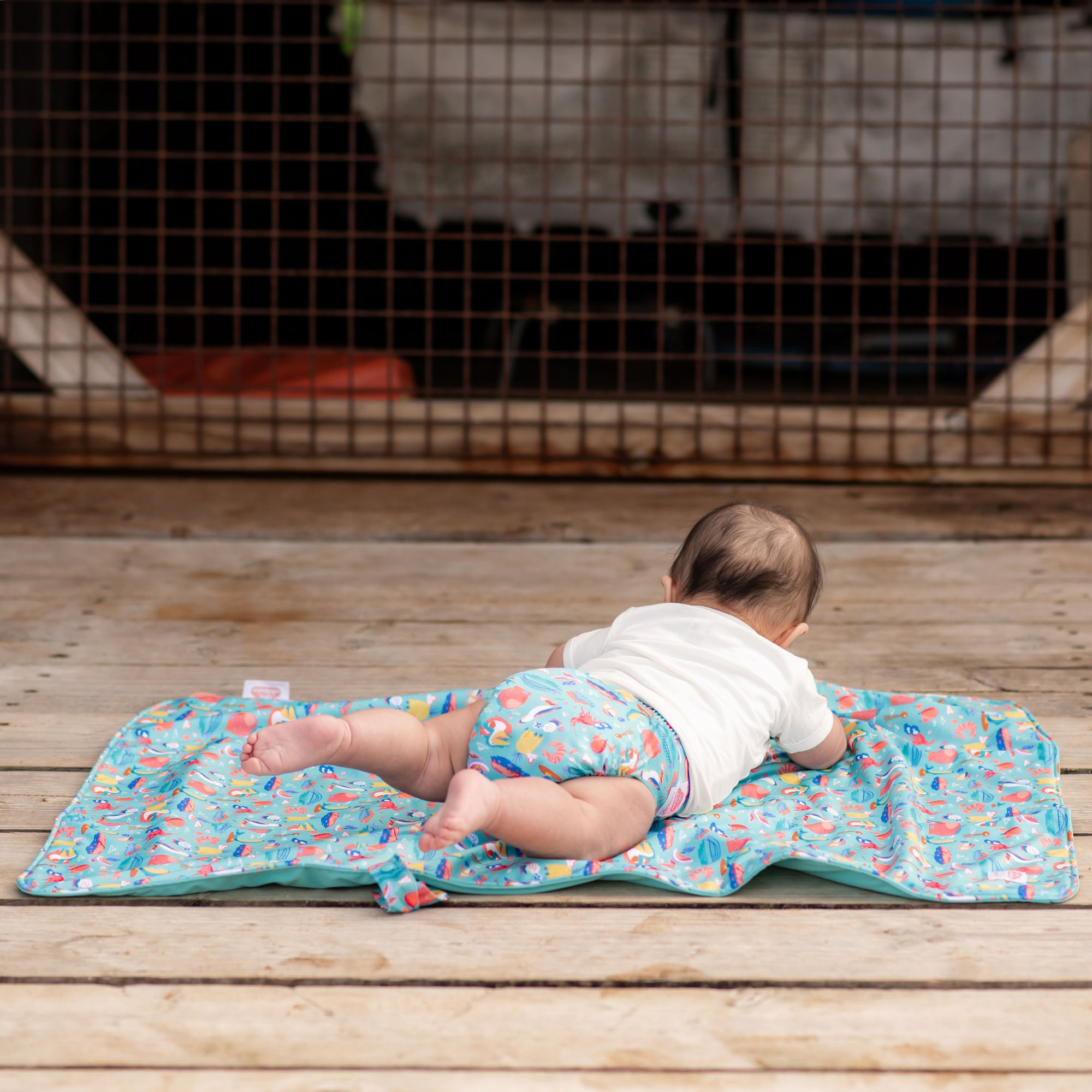 Wipe-Clean Change Mat | Ellie Whittaker - Big Things - Monarch