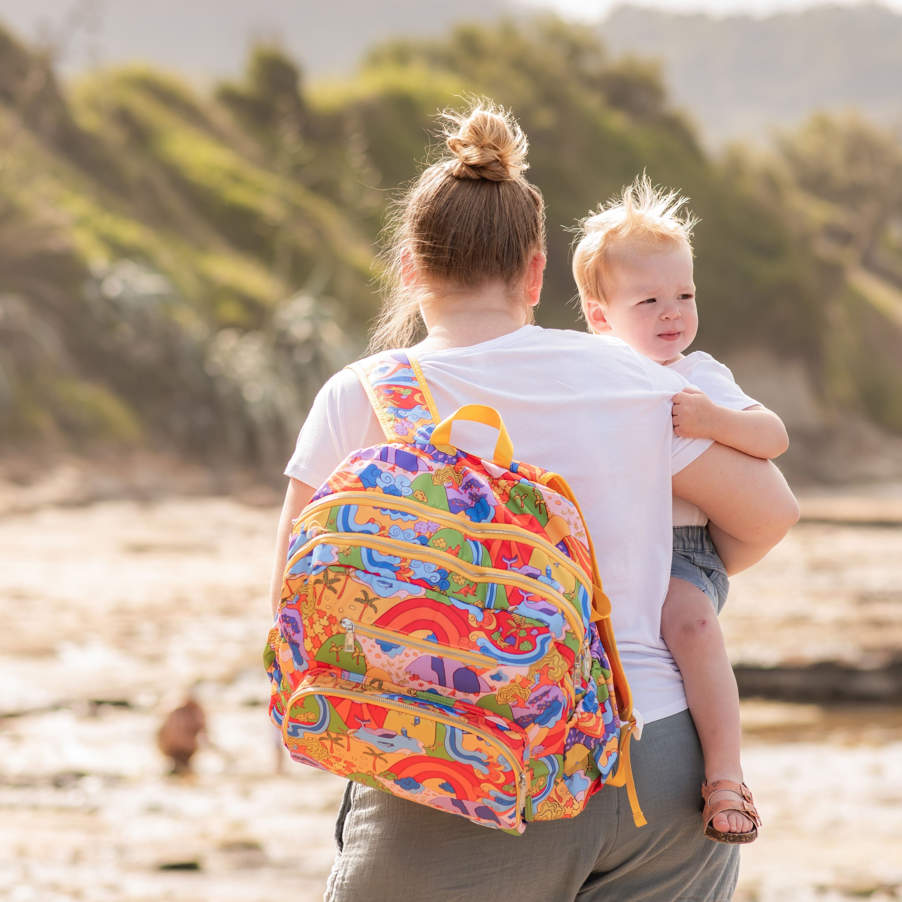 The Weekender Backpack | Ellie Whittaker - Sunburst Country - Monarch