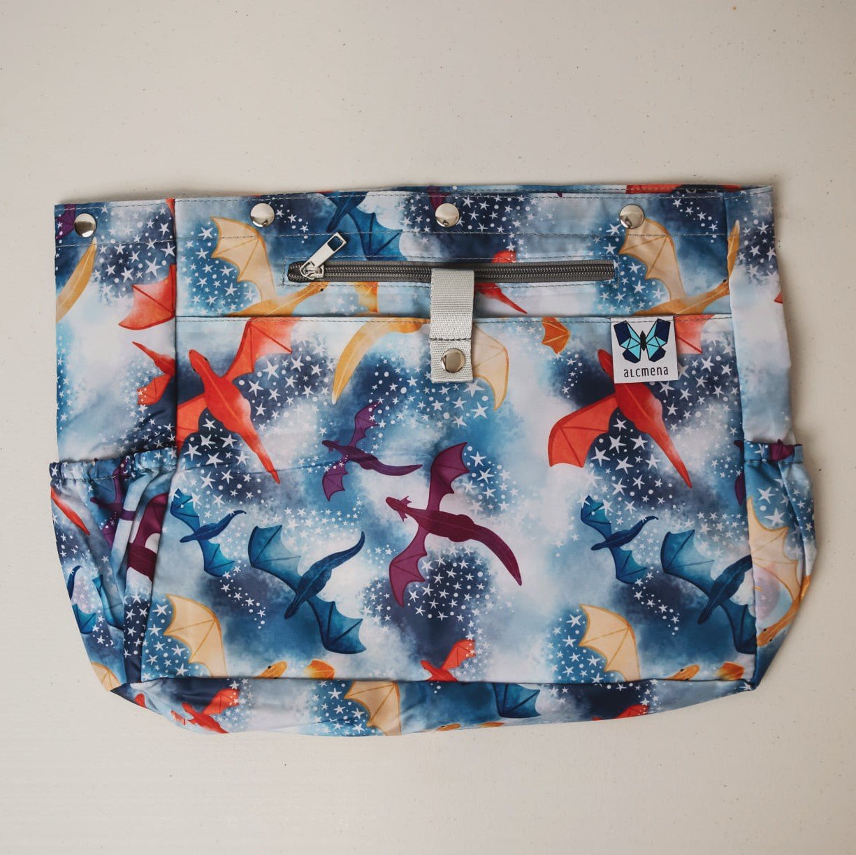 [SECONDS] 4-in-1 Nappy Backpack | Cranberry - Monarch