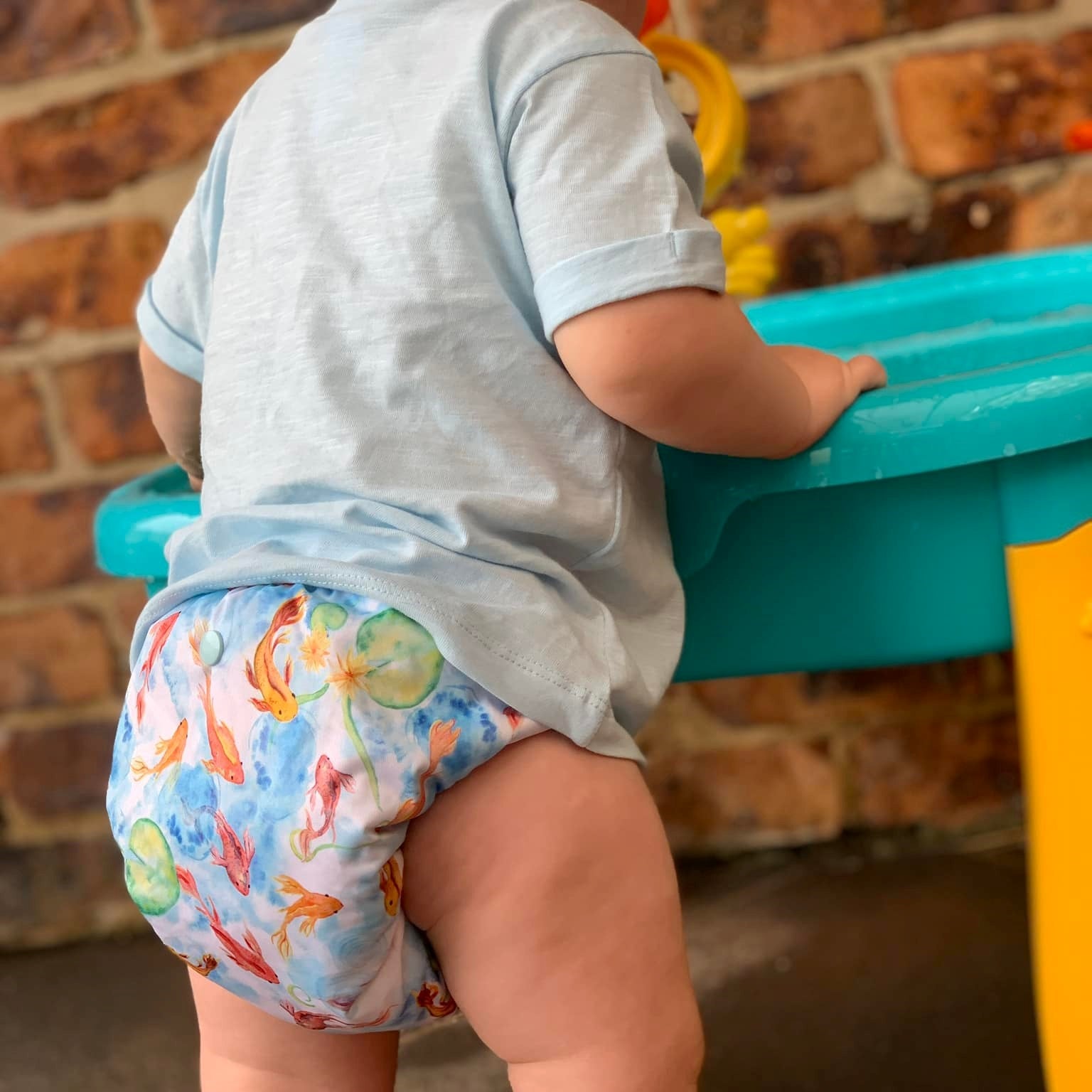 Classic Reusable Cloth Nappy 2.0 | Feeling Koi - Monarch
