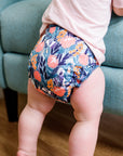 V1 Hybrid Fitted Nappy Cover | Imaginatives (OSFM Only) - Monarch