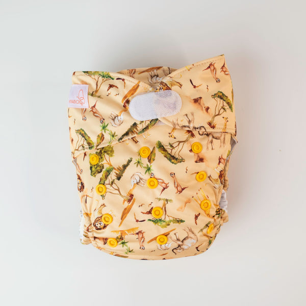 Ultimate Wipeable Cloth Nappy | Wild At Heart - Monarch