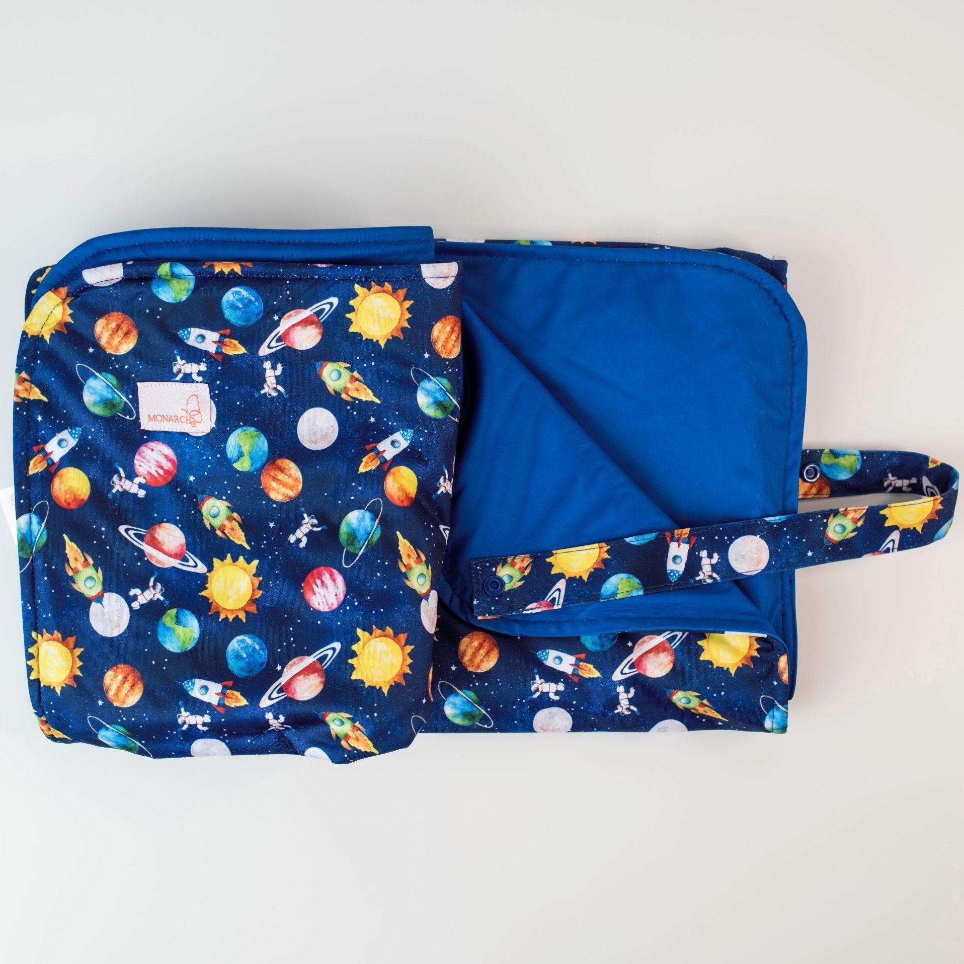 Wipe-Clean Change Mat | Blast Off - Monarch