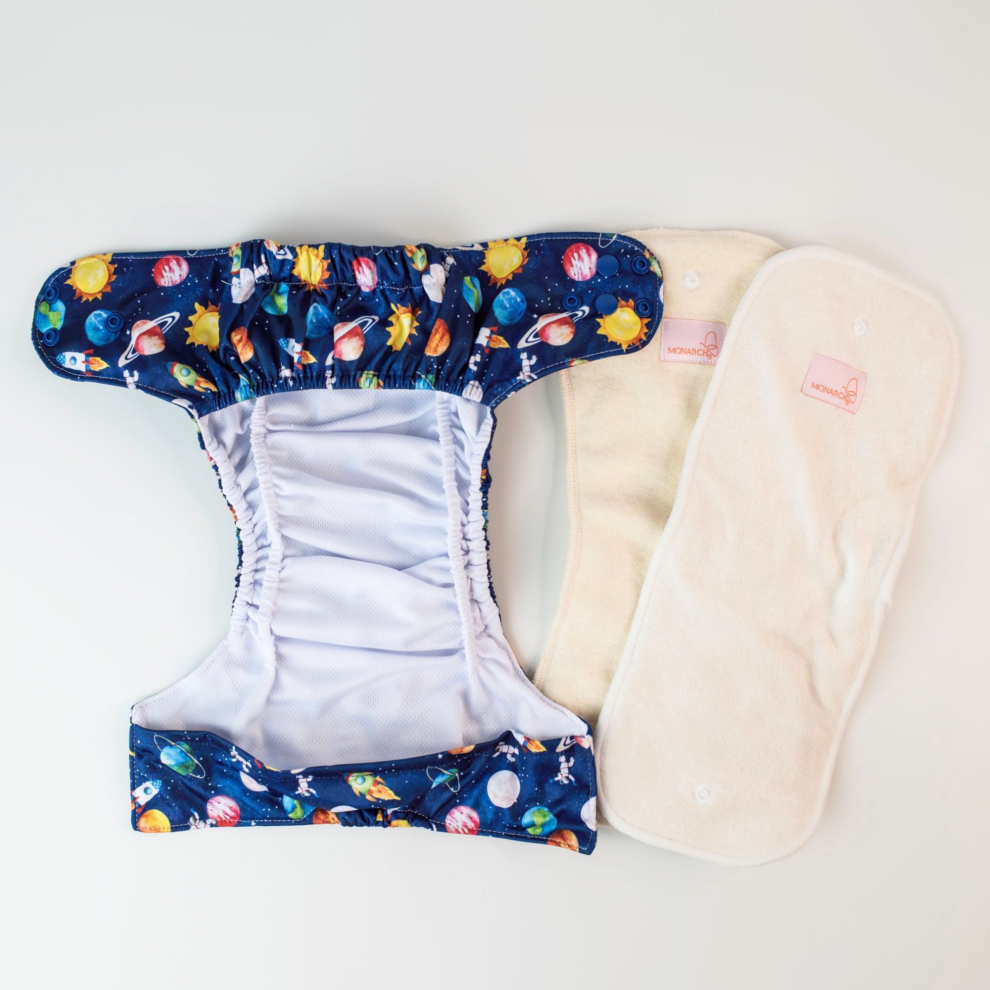Classic Reusable Cloth Nappy 2.0 | Blast Off - Monarch