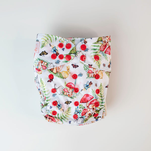 Ultimate Wipeable Cloth Nappy | Fairy Tales - Monarch