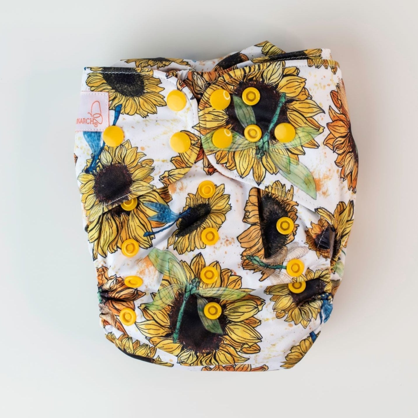 Classic Reusable Cloth Nappy 2.0 | Sunny Daze - Monarch