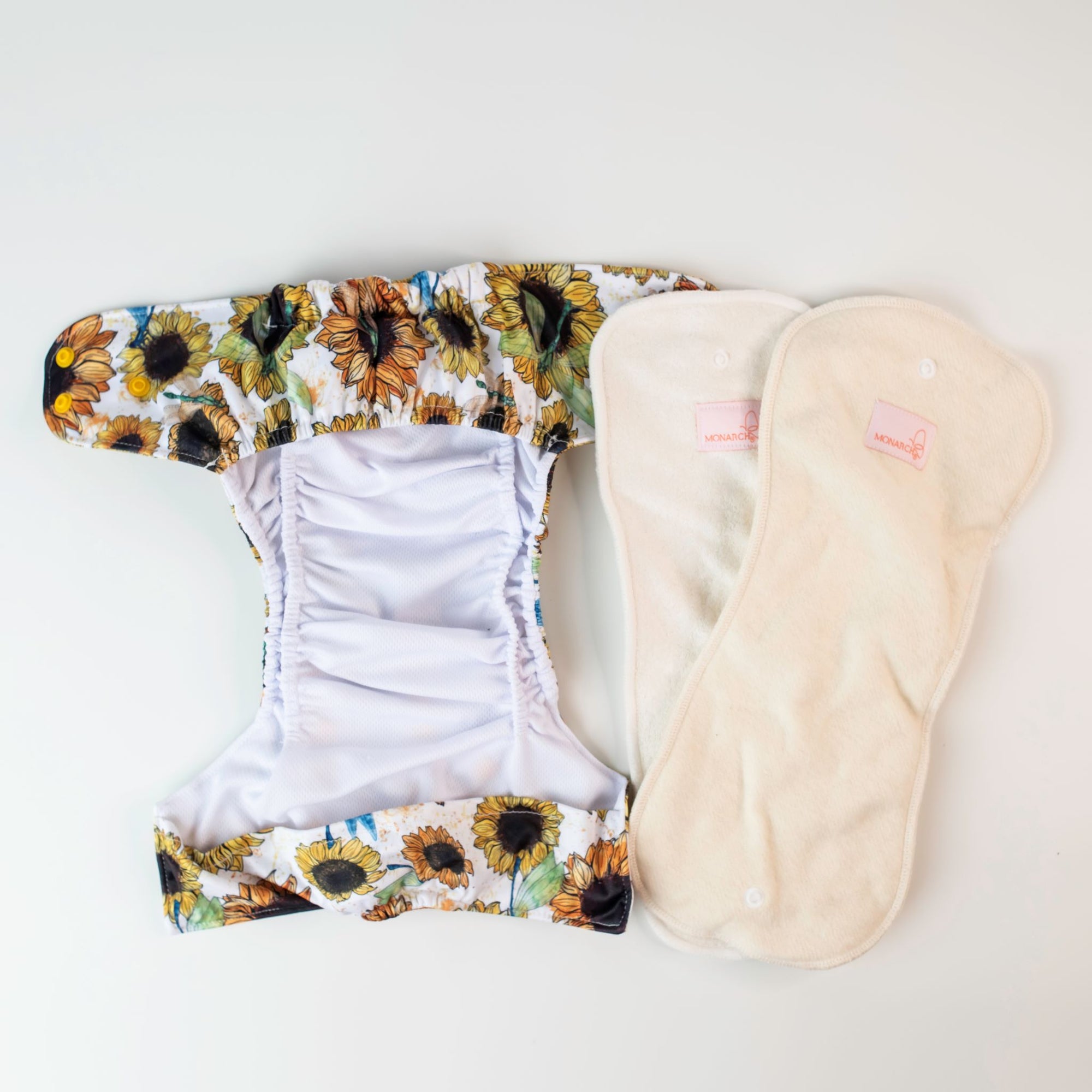 Classic Reusable Cloth Nappy 2.0 | Sunny Daze - Monarch