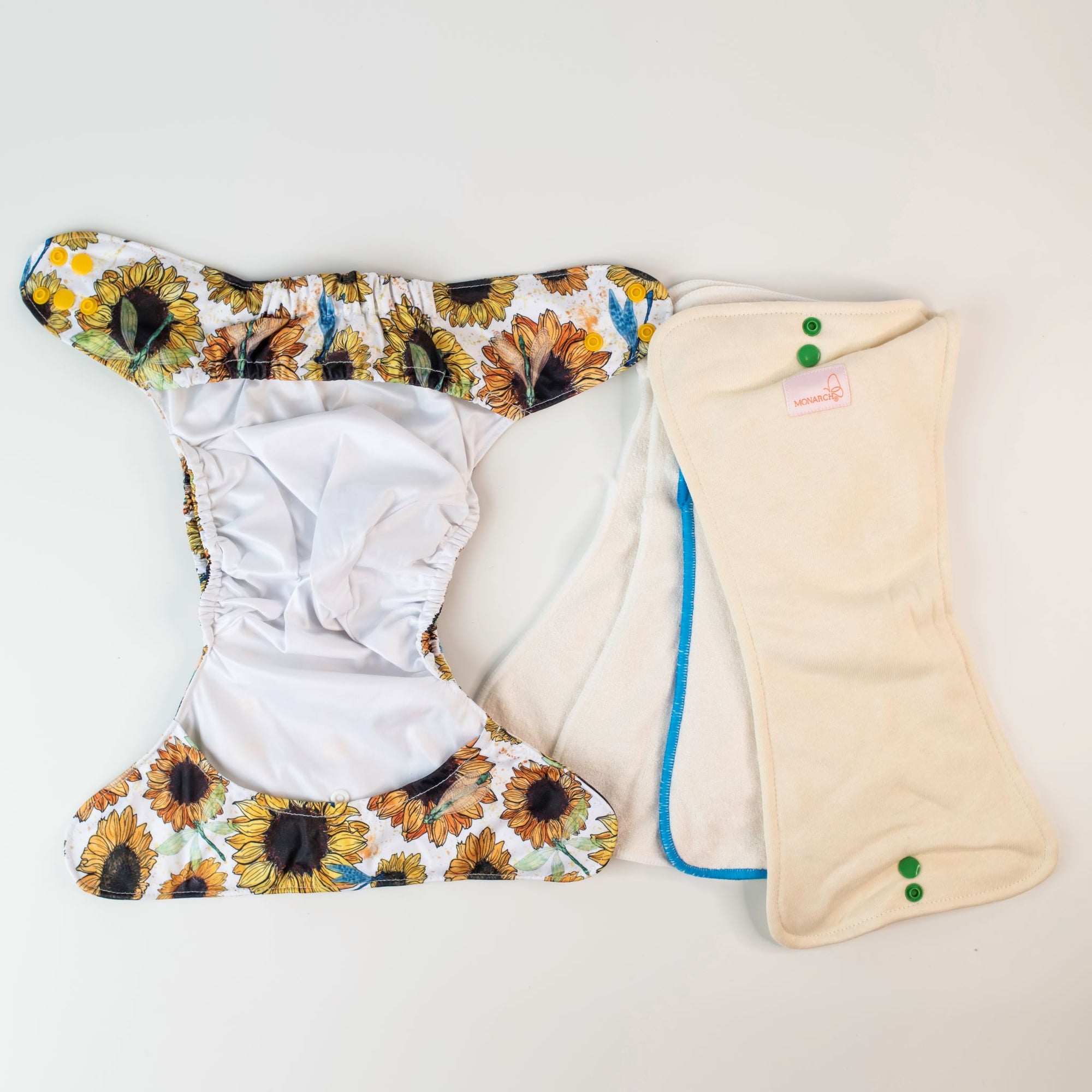 Ultimate Wipeable Cloth Nappy | Sunny Daze - Monarch
