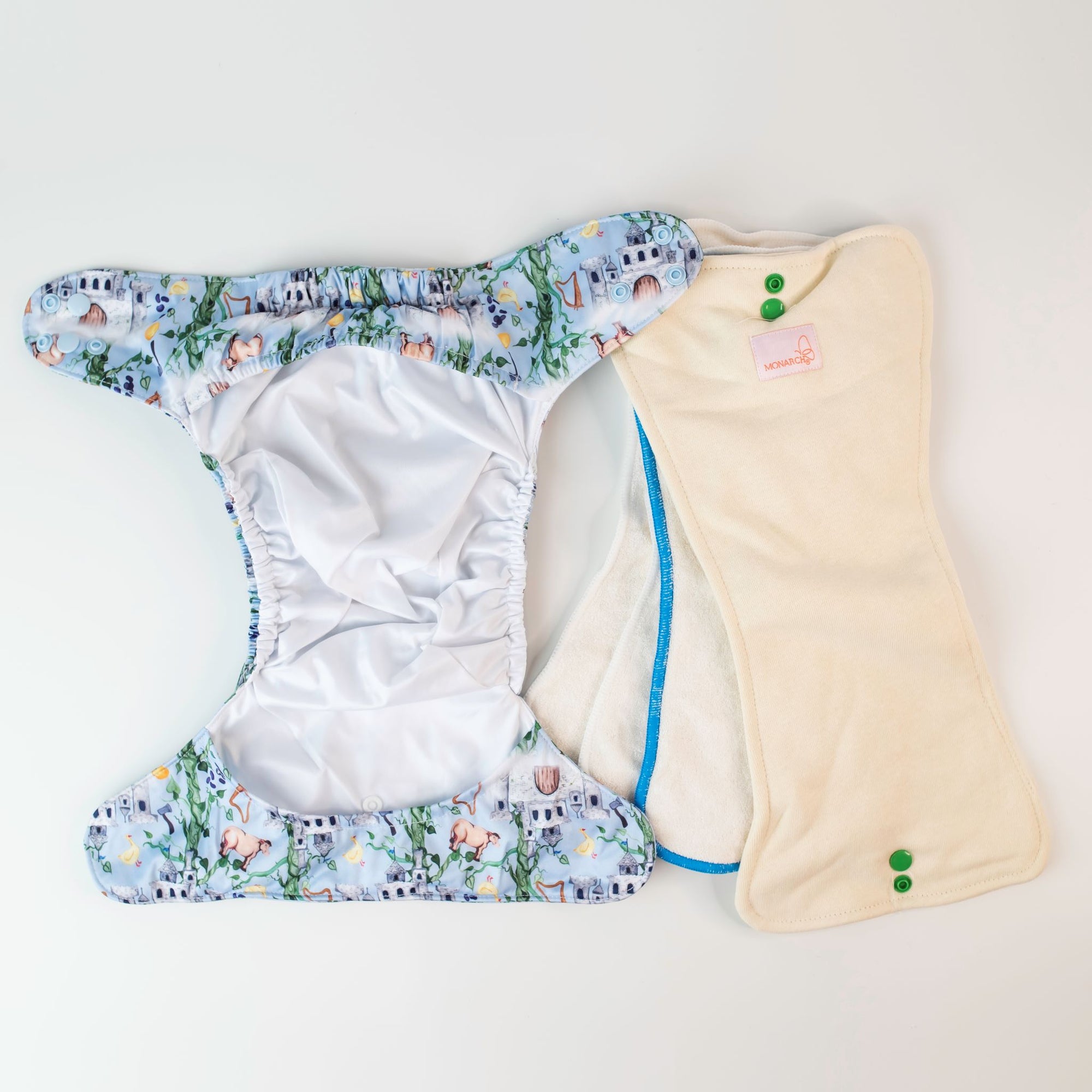 Ultimate Wipeable Cloth Nappy | Spill the Beans - Monarch