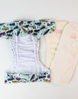 Classic Reusable Cloth Nappy 2.0 | Turbo Charged - Monarch